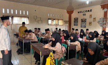 Semangat Hadapi TKA, Murid Kelas XII MAN 1 Deli Serdang Ikuti Tryout Akbar 2026