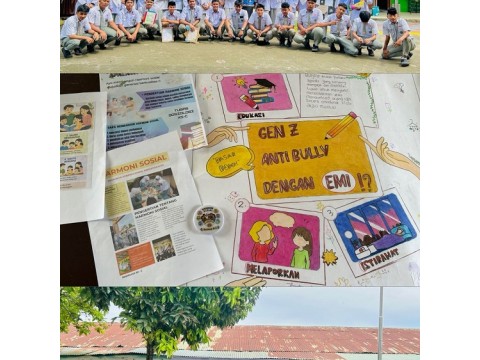 Siswa Kelas XI MAN 1 Deli Serdang Kampanyekan Madrasah Damai 