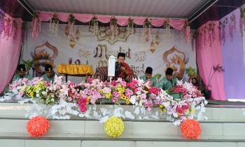 Maulid Nabi dan Dzikir Istighosah Untuk Indonesia Damai di MAN 1 Deli Serdang