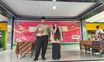 PILKOSIM MAN 1 Deli Serdang: Muhammad Devano Iskandar dan Keysha Rianti Syafa Terpilih Pimpin OSIM
