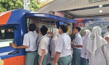 Sambut HUT ke-81 RI, Perpustakaan Digital MAN 1 Deli Serdang Hadirkan Layanan Perpustakaan Keliling