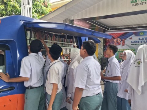 Sambut HUT ke-81 RI, Perpustakaan Digital MAN 1 Deli Serdang