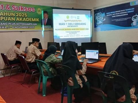 Lima siswa MAN 1 Deli Serdang Ikuti Olimpiade Bahasa Arab (O 