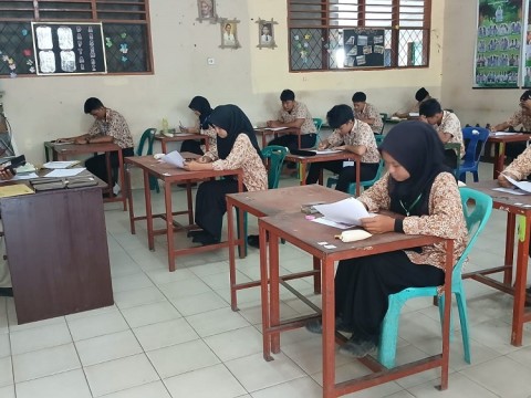 MAN 1 Deli Serdang Laksanakan Asesmen Sumatif Semester Genap 