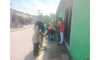 Meriahkan Hari Jadi Deli Serdang ke-80, MAN 1 Deli Serdang Laksanakan Gotong Royong Bersama