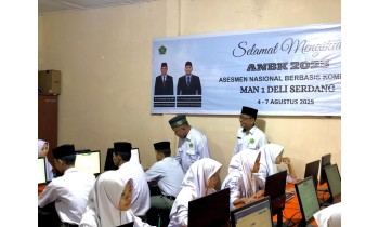 MAN 1 Deli Serdang Laksanakan ANBK Tahun 2025