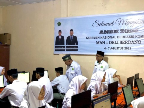 MAN 1 Deli Serdang Laksanakan ANBK Tahun 2025 