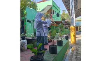 OSIM MAN 1 Deli Serdang Laksanakan Program Kerja Kebersihan dan Keindahan Madrasah