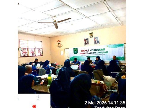 MAN 1 Deli Serdang Laksanakan Rapat Kelulusan Siswa Kelas XI 
