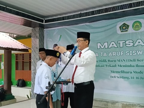 MAN 1 Deli Serdang Laksanakan MATSAMA Bagi Peserta Didik Bar 