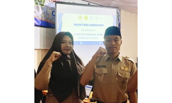 Raih Juara 1 dan 2, Siswa MAN 1 Deli Serdang Melaju ke Tingkat Provinsi Olimpiade Bahasa Arab (OBA) Ke- 8 Tahun 2025
