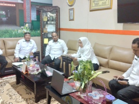 Tim Humas  dan  PPID Kanwil Kemenag Sumut Kunjungi MAN 1 Del 